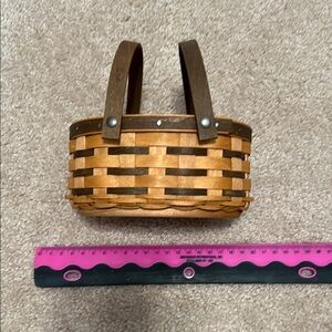 Longaberger Elegant Brown Woven Basket